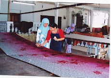 Batik Silk Painting Process