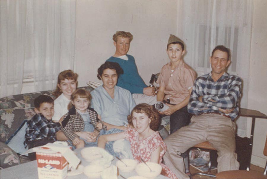 Family 1960 with Allen Murphy