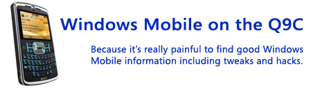 Windows Mobile on the Q9C