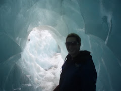 Jen in an ice cave!