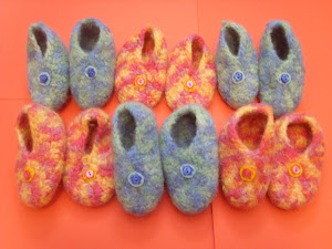 Felted Crib Shoes