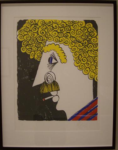 [Kurt+Vonnegut+-+Selfportrait+#1+with+Yellow+Hair+-+1993.jpg]