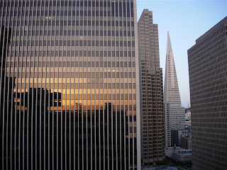 Hyatt Regency San Francisco room view of Transamerica building