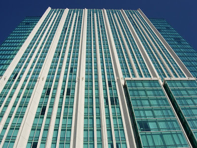 a low angle view of a tall building