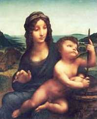 Leonardo da Vinci - Madonna with the Yarnwinder (1500-30)