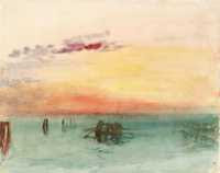 JMW Turner - Venice: Looking across the Lagoon at Sunset (1840)