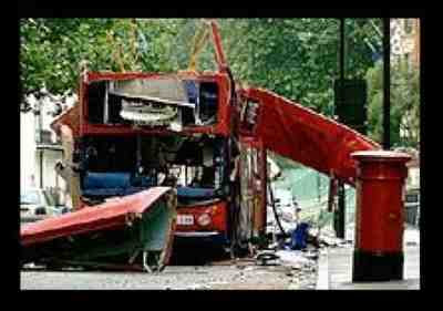 London Bus Bombed by Islamic Terrorist on 7/7/2005