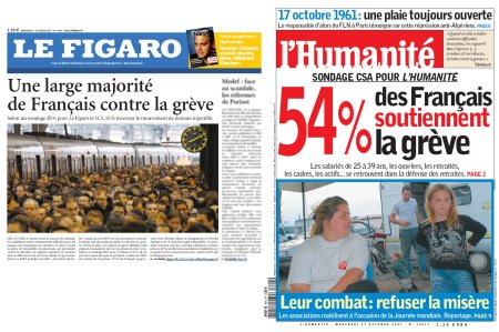 Le Figaro - L'Huma (17.10.2007)