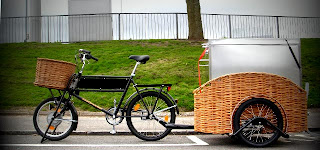 Bespoke bike baskets by David Hembrow