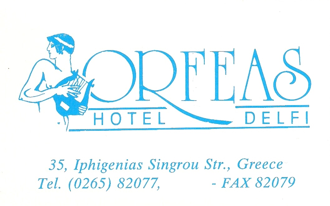 Hotel Orfeas Business Card