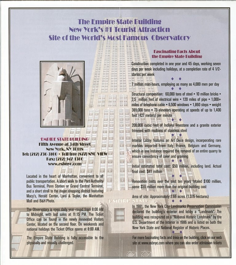 Empire State Building - Brochure