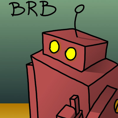 big red robot taking over this blog as seen in explodingdog and other internet sites