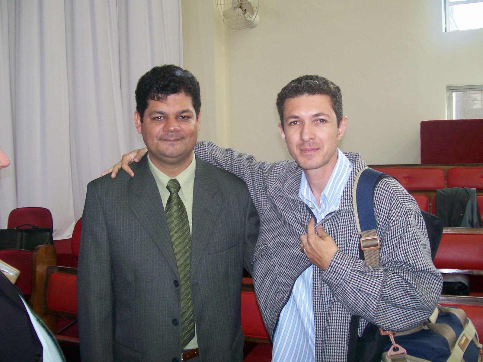 Eu e o Pr. Everaldo de Jesus..em uma conferência missionária.