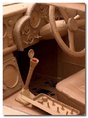 cardboard car by chris gilmour