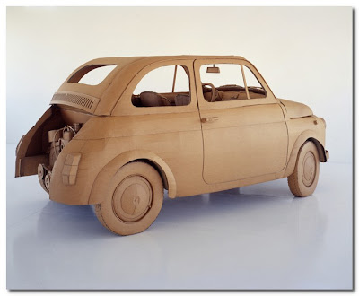 cardboard car by chris gilmour