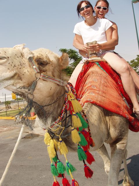 [Roxy+and+Mom+riding+Sha+Sha,+the+Camel.jpg]