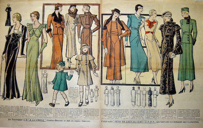 1930's fashion drawings - Pic
