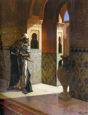 The_Moorish_Guard_The_Alhambra_Oil_On_Panel