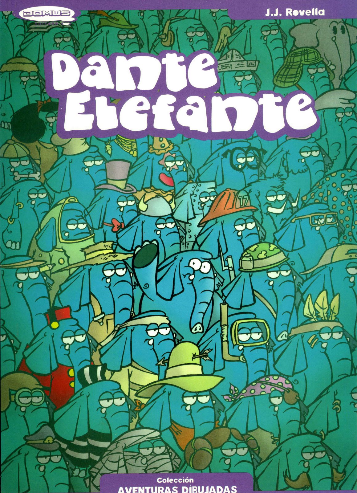 libro aventuras dibujadas -DANTE ELEFANTE