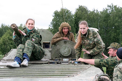 Russian Girls on The Russian Army Beauty Contest   Wiresmash