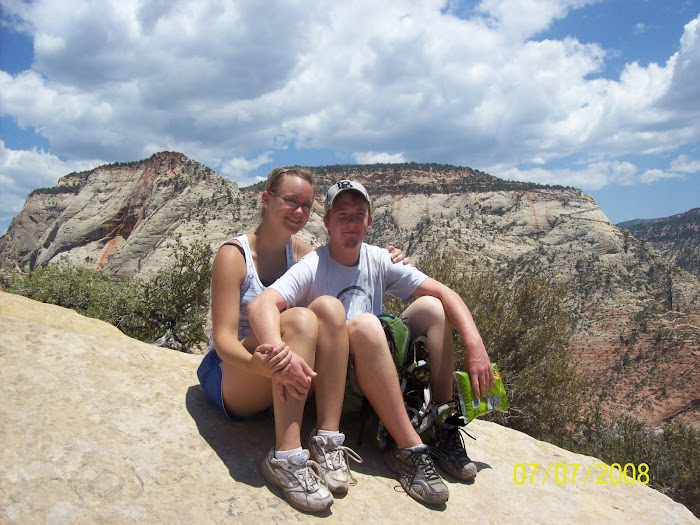 Todd and I on Angels Landing