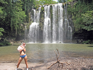 Erica Ridley in Costa Rica: Waterfall