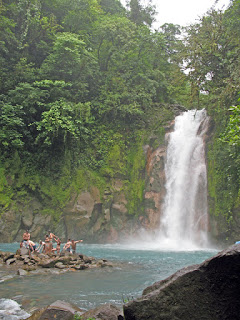 Erica Ridley in Costa Rica: Waterfall
