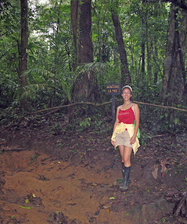 Erica Ridley in Costa Rica: hiking a national forest