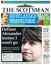 Gordon Brown's British Vah-loos in the news: SCOTSMAN page 1