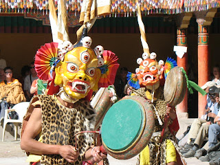 Dance drama at Hemis Gompa festival, Ladakh 2007