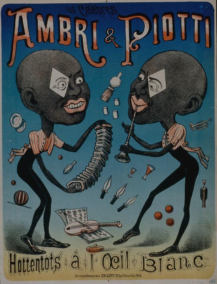 french poster - Ambri et Piotti, Hottentot à l'oeil blanc