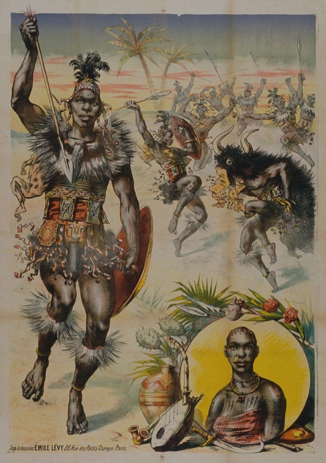 indiens au combat - french theater poster