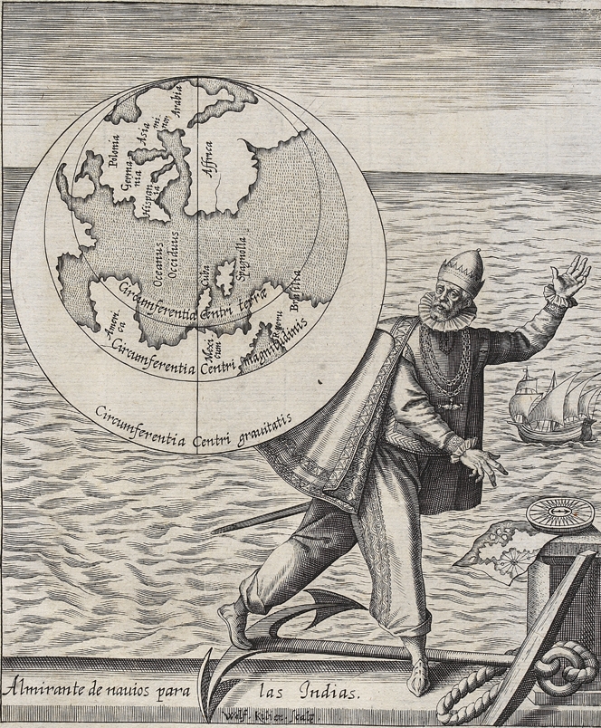 Christoper Columbus and the mythological map