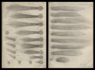 comet engravings from the Theater of Comets