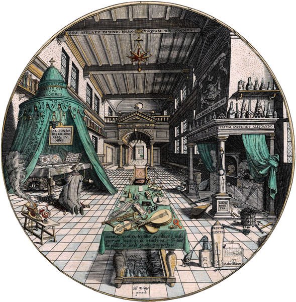 [Heinrich+Khunrath.+The+First+Stage+of+the+Great+Work,+ou+Alchemist's+Laboratory,+in+Amphitheatrum+Sapientiae+Aeternae,+1595.jpg]