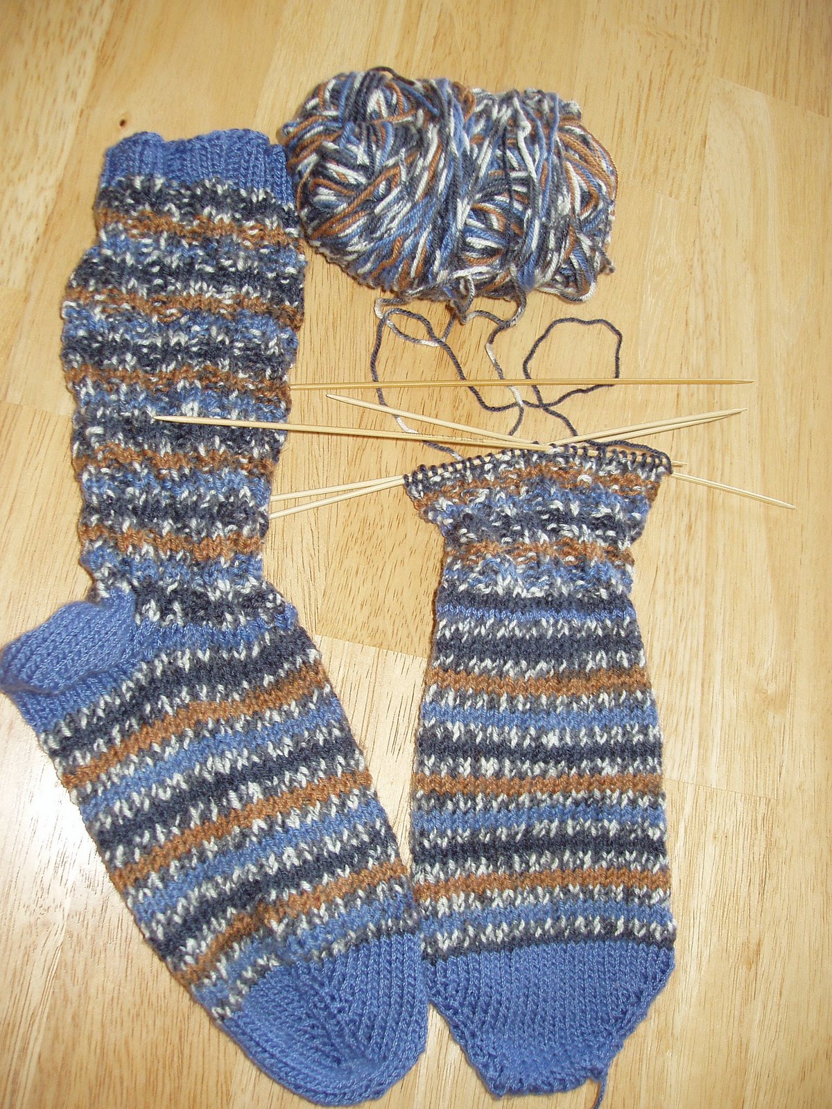 Socks nearly done