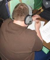 Student learning while listening to music