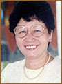 Mrs. Loreta Capistrano-Rafisura, President of Salay Handmade Paper