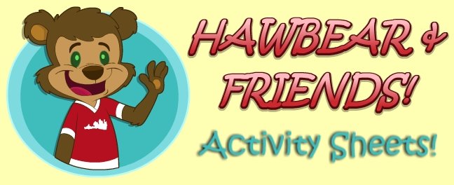Hawbear Activity Sheets