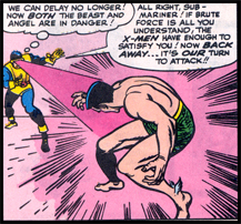 Namor's secret weakness: The de-machoing powers of PINK!