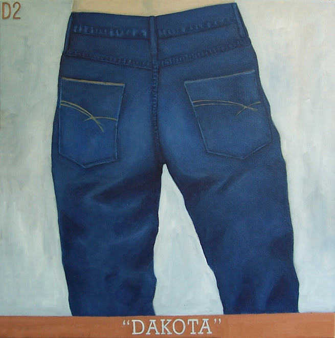 "Dakota"  2008, oil on canvas, 24" x 24"