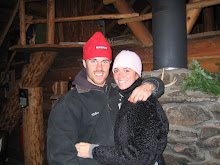 Miles and Amanda at cabin