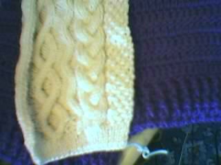 [WIP+aran+front+and+crochet+cardigan+back.JPG]