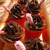 Vanilla Marshmallow Cupcakes with Chocolate Peppermint Frosting