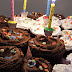 Happy Virtual Birthday: Chocolate Brownie Cupcakes with Chocolate Fudge Frosting