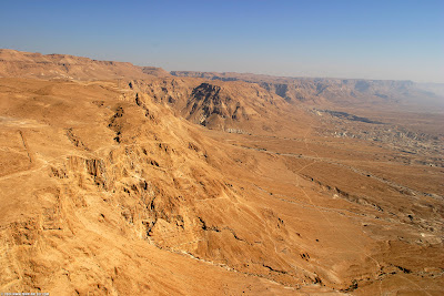 views from the masada fortress