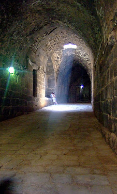 Tunnels at Bosra. Not sure when these date to
