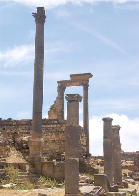 Roman Columnades at Bosra