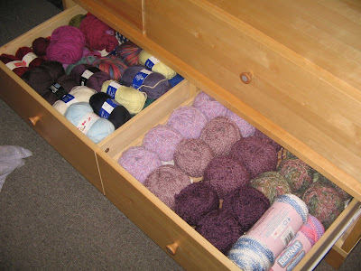 wool in drawers