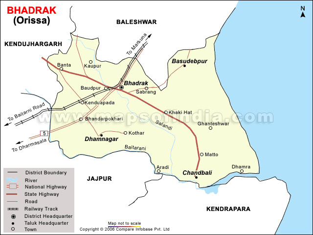 Bhadrak Road Map